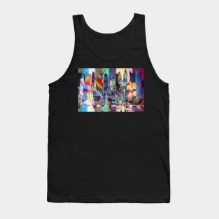 London Cityscape Skyline Abstract 625 Tank Top